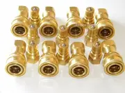 Carpet Cleaning 1/4" Brass Quick Disconnect for Wands Hoses