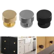 Trendy Matte Black Aluminum Kitchen Cabinet Handle Knob for Cupboard Drawer