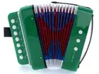 D'Luca Child Button Accordion Green