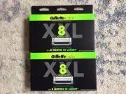 GILLETTE LABS ( 2 PACKS X 8 BLADES ) 16 CARTRIDGES IN TOTAL