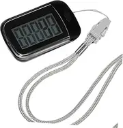 Happyyami Pedometer for Walking Running Step Counter Walking Portable Clip on Seniors-Friendly Design