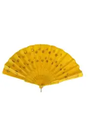 Portable Hand Fan Abanico De Mano Oshun Santeria Ifa