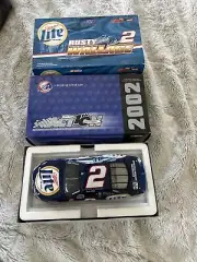 2002 #2 Rusty Wallace Miller Lite 1/24 Action Nascar Diecast #4