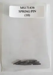 MS171436 Spring Pin Roll Pin 1/16 X 1/2" Slotted Stainless Steel - Lot of 10