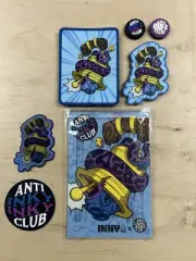 Inky EDC x Anti Carry Carry Club ACCC “Let Kraken Ring” Patch Set WITH CHASE