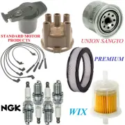 Tune Up Kit Filters Cap Wire Spark Plugs For CHEVY LUV L4 1.8L; 2 Bbl 1976-1980