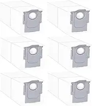 [YBVABE] Dust Bags for Roborock Q Revo / S8 MaxV Ultra / S8 Max Ultra/Qrevo MaxV/Q Revo S/Q Revo Pro/Q Revo Curv/Qrevo Slim Robot Vacuum, 6Pack Vacuum Cleaner Disposable Dust Bags Replacement Parts