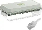 Ice Trays for Freezer - -Type Ice Maker Container Mold | Easy Release, Stackable Ice Tray Mold for Fruit, Soda, Cocktails