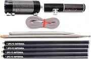 Aswalling -12 Short Wave Antenna Lite Edition -12-12 Gp Short Wave Portable SW Antenna with Slider Regulator