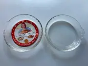 Vintage Pyrex 229 Pie Plate Dish Flavor Savor Scalloped Rim Handles : Set Of 2