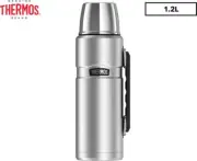 Thermos 1.2L Stainless King Vacuum Insulated Flask - Silver & Free shipping AU.
