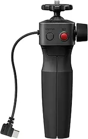 Panasonic LUMIX Tripod Grip USB Micro-B Wired Connection with Video Rec, Shutter and Sleep Button – DMW-SHGR1