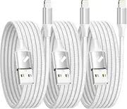 Aioneus iPhone Charger Cable 1M 3pack, iPhone Charging Cable MFi Certified USB A to Lightning Cable iPhone Cord Fast Charging Compatible with iPhone 14 13 12 11 Pro Max Mini XS XR X 8 Plus iPad