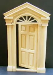 Deluxe Wooden Top Light External Front Door Tumdee 1:12 Scale Dolls House 639