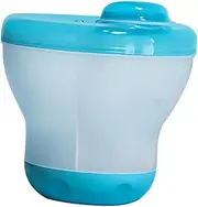 Abaodam 1pc Milk Powder Box Four Grid Formula Case Travel Storage Case Milk Powder Dispenser Milk Powder Dispenser Formula Dispenser Outdoor Milk Powder Dispenser, 10X10cm, Blue