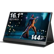 UPERFECT 16.1'' 144Hz Portable Monitor Gaming Monitor for Laptop 1200:1 FreeSync