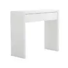 Console Table Wood Sofa Table Hall Side Entry with Drawer White