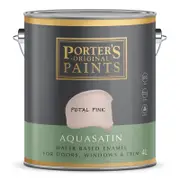 Porter's Paints 4L Petal Pink Aquasatin