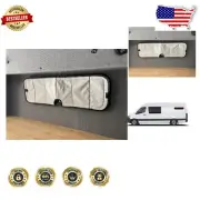 33.5" x 10.5" Adjustable Insulated Blackout Window Cover - Car/Van Use - Gray