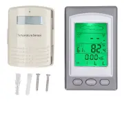 Wireless Thermometer Hygrometer LCD Digital Temperature Humidity Sensor Meter
