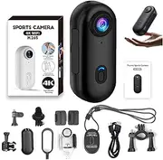 Motiontrail - Nexo25 Camera, New 2025 Upgraded Nexo25 Black Camera, Wearable Mini Body Camera with Audio, Hands-Free POV Recording, for Cycling, Diving, Travel, and Outdoor (Black-1080P)