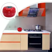 Mechanical Tomato Timer with Reminder Function Perfect for Cooking Tasks