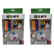 2x Rubiks Gift Set Rainbow Ball/Magic Star/Tower Twister Kids Educational Toy 4+