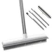 Effective Rubber Broom for Removing Dog and Cat Hair from For Carpeted Areas