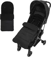 Geoyien Foot muff pram, Foot muff, Foot muff pram Baby, Winter Foot muff pram, Children's Winter Foot muff 80 cm, Universal Foot muff for pram, Sports seat, Baby seat (Black)