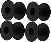 Alipis 4pcs Winding Roll Reel Wire Empty Coil Spools Bobbins Replacement Storage Cable Rope Spool Black Plastic