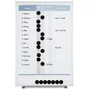 NEW Quartet Staff In/Out Whiteboard 410 X 280mm