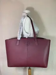 NWT Tory Burch Claret Large McGraw Tote $398