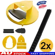 2X Mouse Trap Flip Slide Bucket Lid Mice Rat Trap With Ladder Mousetrap Catcher