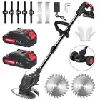 Cordless Electric Weed Wacker String Trimmer 2000W Lawn Grass Edger Tool Electri