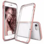 For iPhone 7 / 7Plus Crystal Clear PC Back TPU Bumper Drop Protection Cover Case