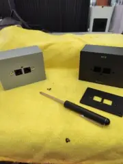 NCE 3D printed stand alone Power Cab box with CAB Built in face Panel
