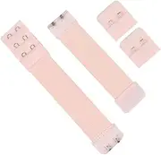 [VALICLUD] 4pcs Lingerie Buckles Bra Extension Buckle Stretchy Bra Strap Band Underwear Extenders Multi-purpose Wig Stretchy Band for Women