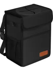 Car Trash Can Leak Proof Car Trash Bag Waterproof Car Garbage Can with Lid for S