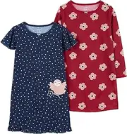 [Carter's] Girls' 2 Pk Gown Poly 373g082