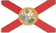 Florida Flag 3' x 5' - US state of Floride flags 90 x 150 cm - Banner 3x5 ft - AZ FLAG