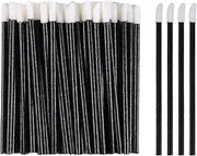 200Pcs Paper Handle Mini Lip Brush Supplies Spoolies For Lash Extension Lipstick Applicator Gloss Brush Mackeup Accessories Tools