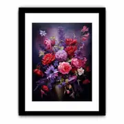 Flowers Framed print Art Poster for Living Room