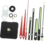 LIFKICH Silent Sweep Movement Clock Mechanism DIY Clock Parts Kit Glow-in-The-Dark Hands or Custom Projects