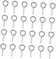 DIY Accessory 50pcs Sheep Eye Screw Hooks Nails Metal Cup for Wall Ceiling Garden Use