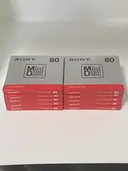 MDW80T SONY mini disc MD 80 minutes Recordable Lot of 10 disc set Japan