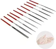 Kalim MINI Diamond Needle File Set (10pcs 150 Grit Precision Diamond File)