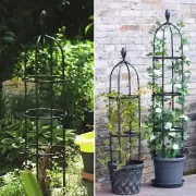 180cm Garden Plants Support Metal Obelisk Trellis Climb Frame Rose Vine Stand L