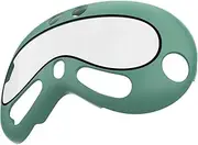 [Rc-Z] Screen Protector Case for Apple Vision Pro, Hard PC Bumper & Tempered Glass Protective Cover Full Face Cover for Vision Pro VR Headset 2024 Accessories, Green