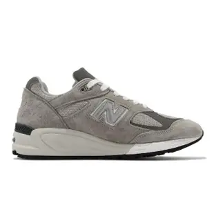 【NEW BALANCE】休閒鞋 990 V2 男鞋 女鞋 灰 銀 美製 反光 拼接 麂皮 運動鞋 NB 紐巴倫(M990GY2-D)