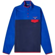 NWT! Polo Ralph Lauren Sport Men’s Medium Quarter Zip Fleece Sapphire Star Multi